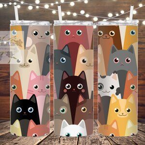 Cats Metal Insulated Stainless Steel Tumbler